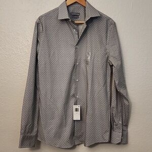 Geoffrey Beene Slim Fit Flex Collar - Stretch, Button Up Dress Shirt